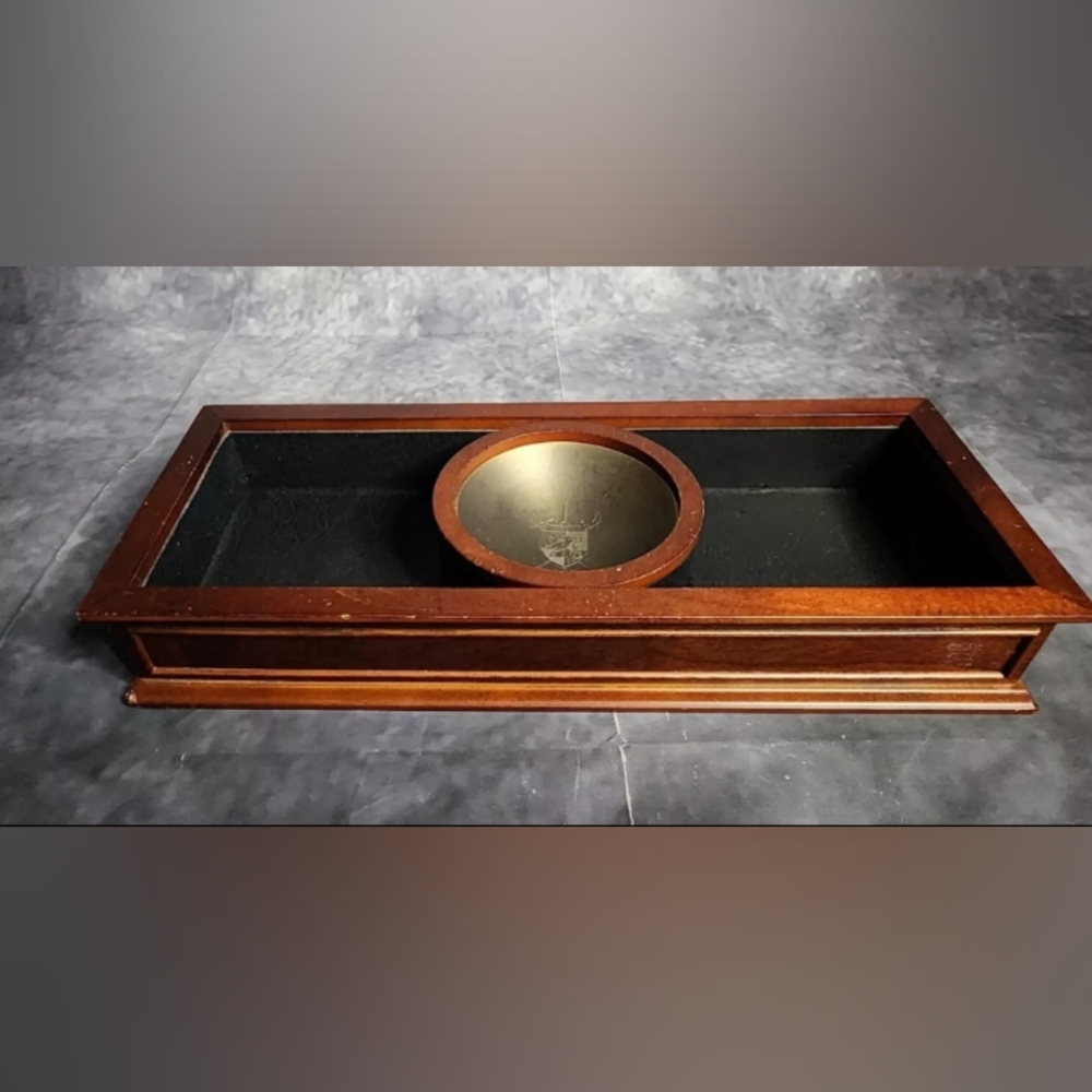 Bombay Company Mens Wooden Valet Tray Watch Wallet Holder Display GIFT